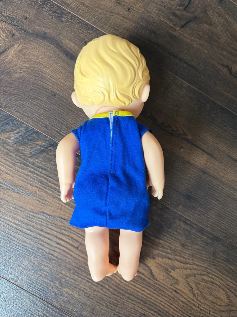 2015 Baby Alive Super Snacks Snackin Luke Boy Doll Blonde Hair Blue Eyes Hasbro